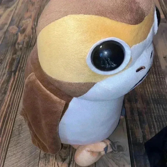 Vintage Star Wars figures and Porg Plush Luke SkyWalker and Dark Vader - Picture 9 of 9